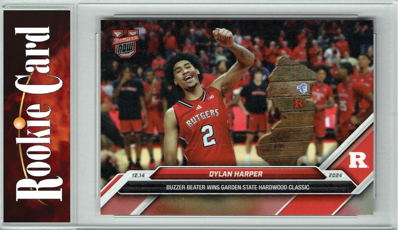 Certified Mint+ Dylan Harper 2024 Bowman University Now #30 Buzzer Beater Rookie Card Rutgers