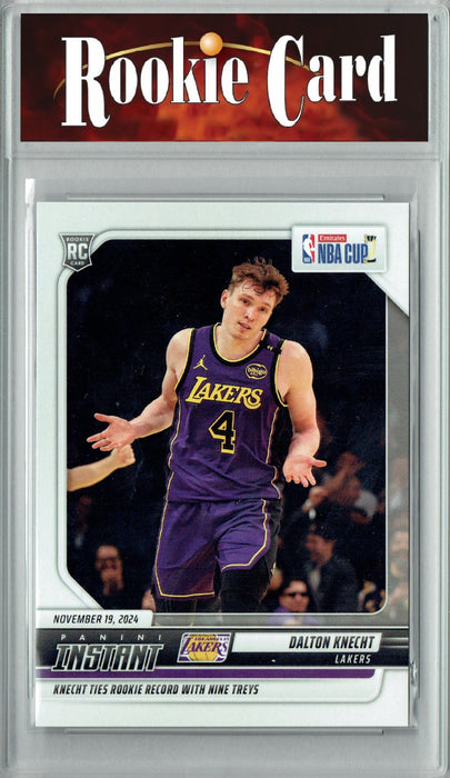 Certified Mint+ Dalton Knecht 2024 Panini Instant #135 Limited Edition Rookie Card Los Angeles Lakers
