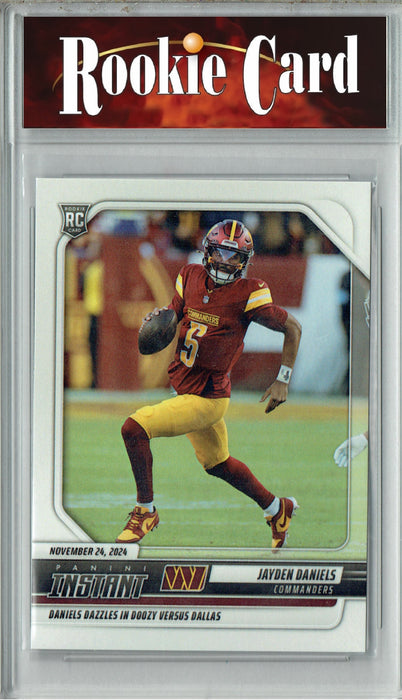 Certified Mint+ Jayden Daniels 2024 Panini Instant #170 Low Print Run: 1599 Rookie Card Washington Commanders