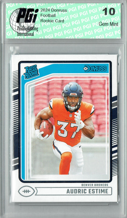 Audric Esme 2024 Donruss #335 Football Rookie Card PGI 10