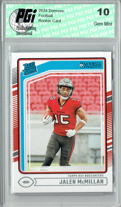 Jalen McMIllan 2024 Donruss #388 Football Rookie Card PGI 10