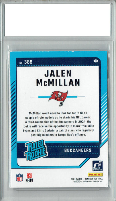 Jalen McMIllan 2024 Donruss #388 Football Rookie Card PGI 10
