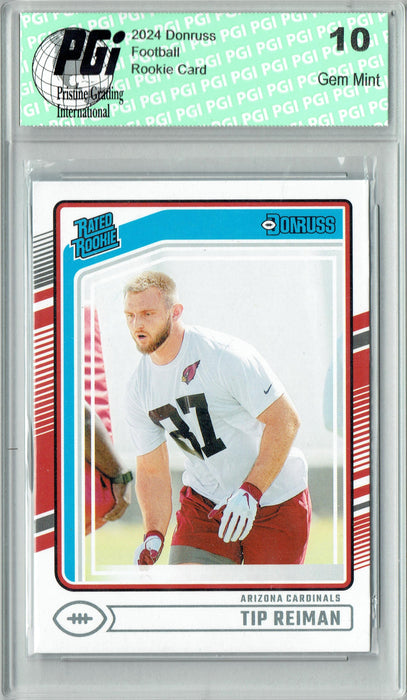 Tip Reiman 2024 Donruss #366 Football Rookie Card PGI 10