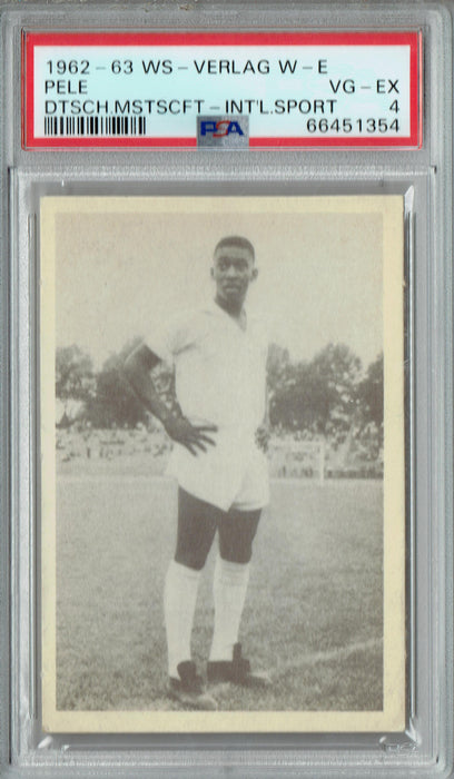 PSA 4 Pele 1962 WS-Verlag W-E Trading Card