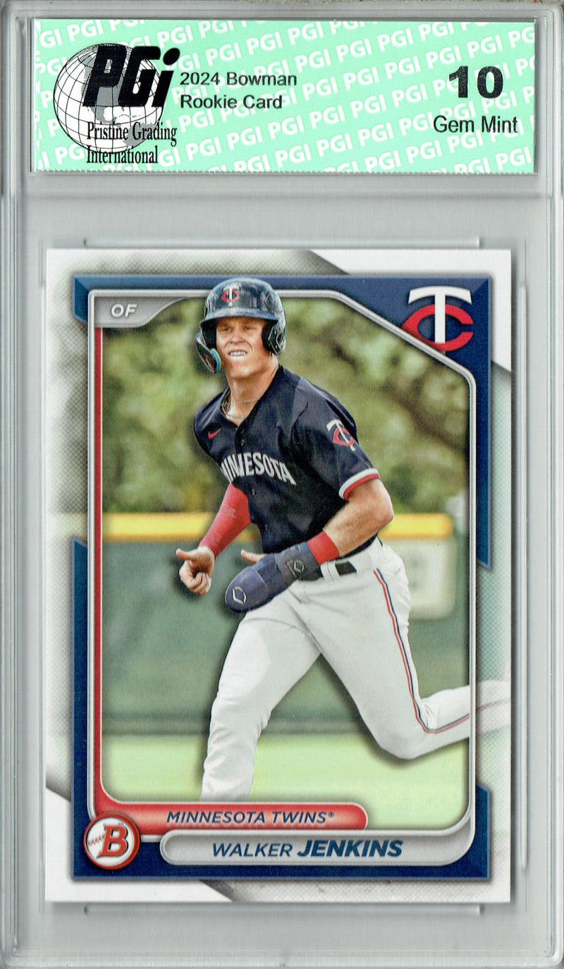 Walker Jenkins 2024 Bowman Draft #BD-166 Rookie Card PGI 10