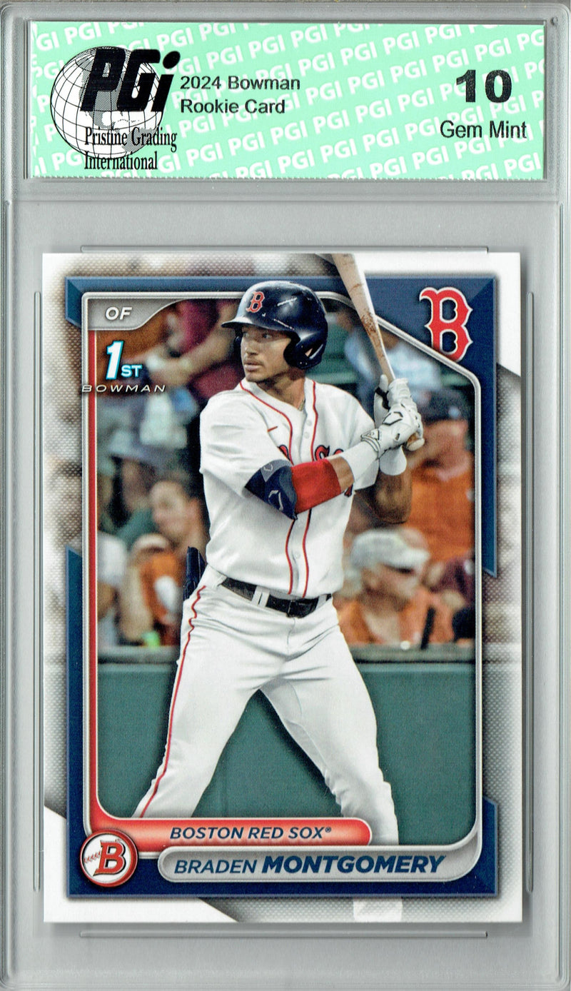 Braden Montgomery 2024 Bowman Draft #BD-58 Rookie Card PGI 10