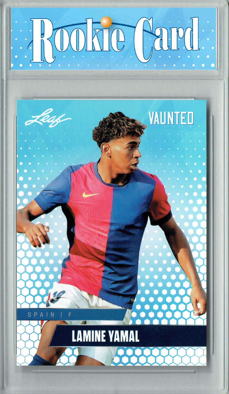 Certified Mint+ Lamine Yamal 2024 Leaf Vaunted #V-09 Debut Collection Rookie Card Spain
