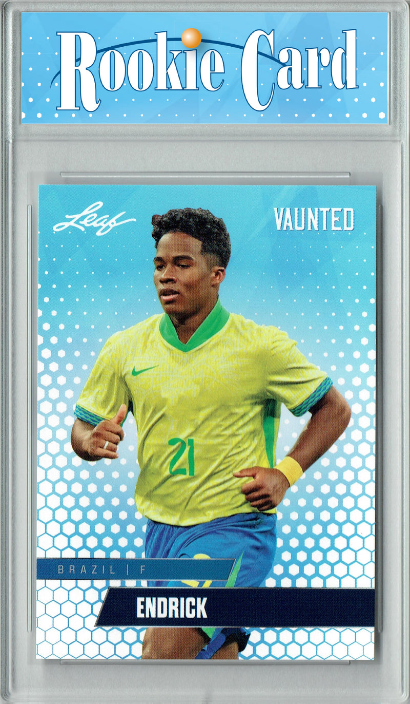 Certified Mint+ Endrick 2024 Leaf Vaunted #V-05 Debut Collection Rookie Card Real Madrid