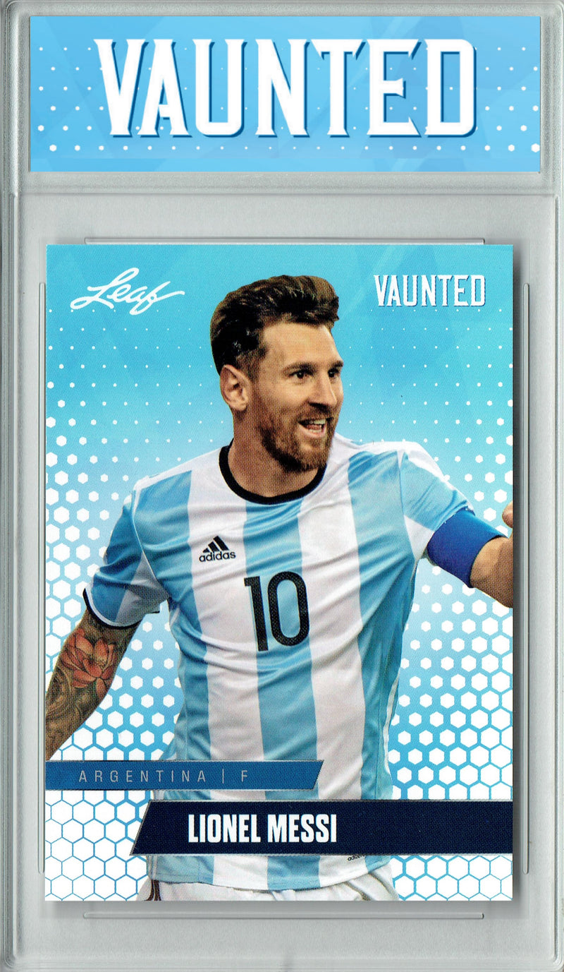 Certified Mint+ Lionel Messi 2024 Leaf Vaunted #V-11 Debut Collection Rare Trading Card Argentina