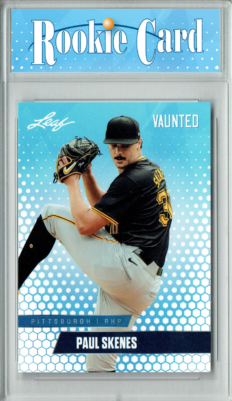Certified Mint+ Paul Skenes 2024 Leaf Vaunted #V-12 Debut Collection Rookie Card Pittsburgh Pirates