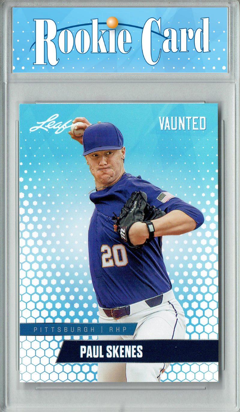 Certified Mint+ Paul Skenes 2024 Leaf Vaunted #V-13 Debut Collection Rookie Card Pittsburgh Pirates