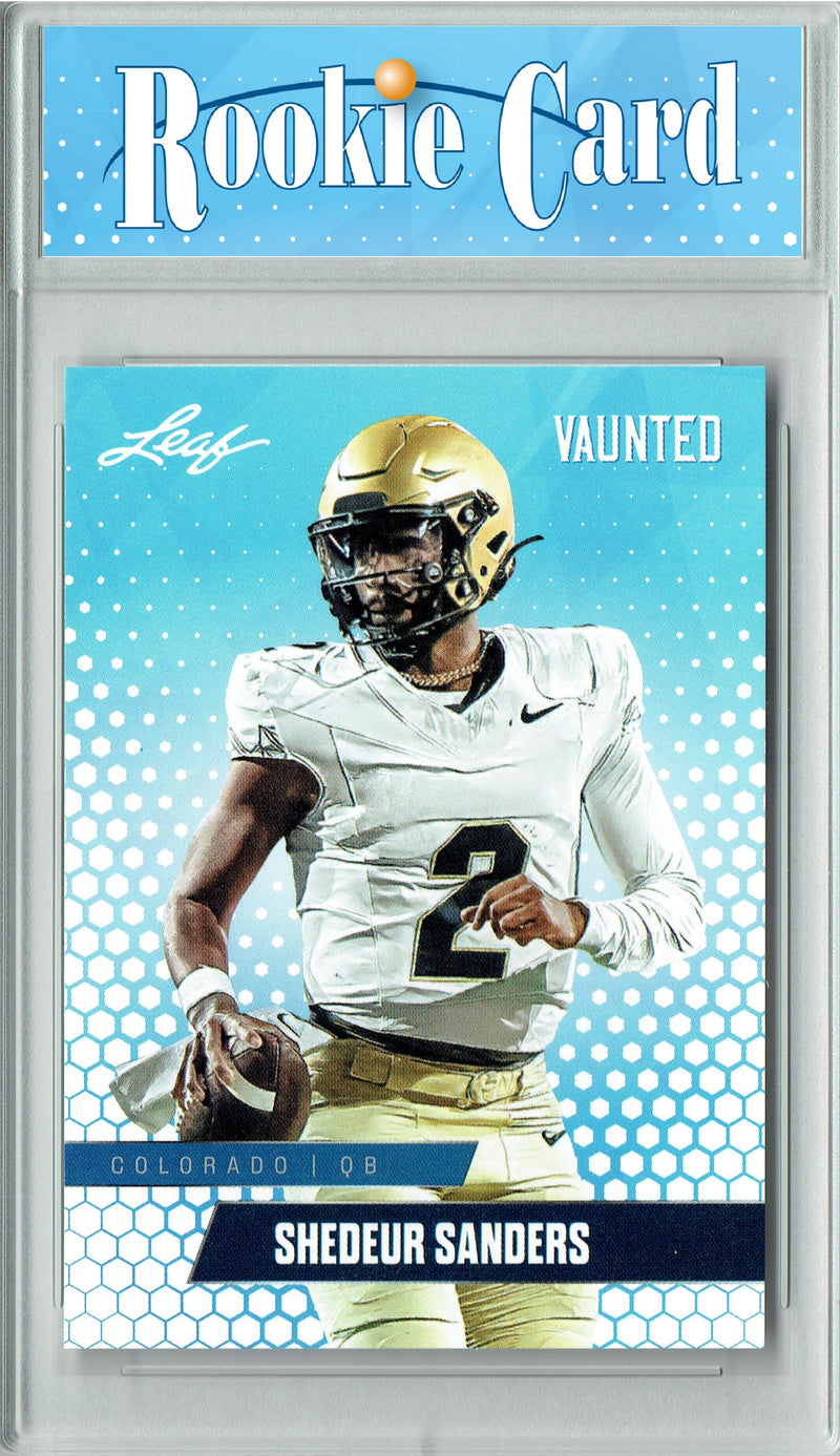 Certified Mint+ Shedeur Sanders 2024 Leaf Vaunted #V-16 Debut Collection Rookie Card Colorado