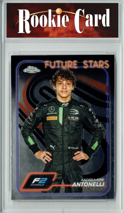 Certified Mint+ Andrea Kimi Antonelli 2024 Topps Chrome #22 Future Stars Rookie Card Mercedes