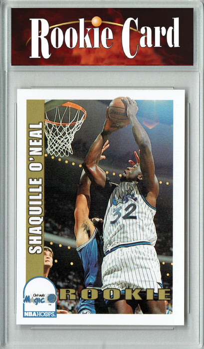 Certified Mint+ Shaquille O'Neal 1992 Hoops #442 NBA Rookie Card Orlando Magic