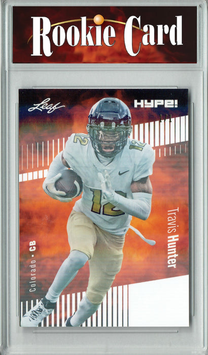 Certified Mint+ Travis Hunter 2024 Leaf HYPE! #157 White Shimmer 1/1 Rookie Card Colorado