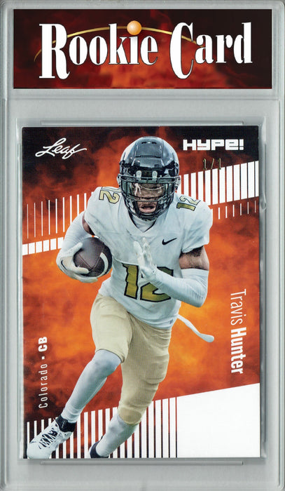 Certified Mint+ Travis Hunter 2024 Leaf HYPE! #157 White Blank Back 1 of 1 Rookie Card Colorado
