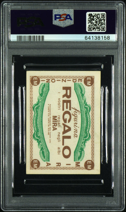 PSA 5 Pele 1968 Mira Tuttosport #247 Campionissimi Regalo Back Trading Card