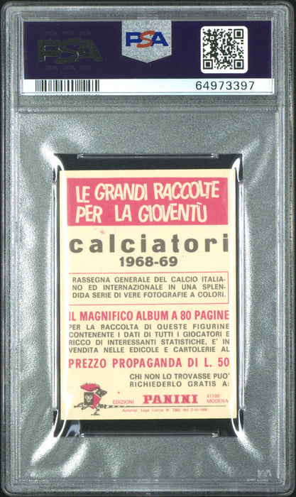 PSA 7 Pele 1968 Panini Calciatori Italian Trading Card