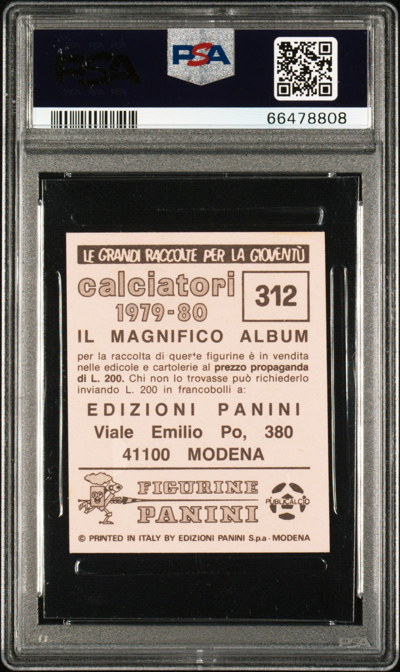 PSA 6 Diego Maradona 1979 Panini Calciatori #312 Rookie Card