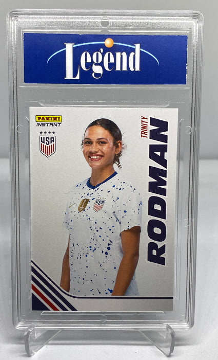 Certified Mint+ Trinity Rodman 2023 Panini Instant #S-TR Women's World Cup Trading Card