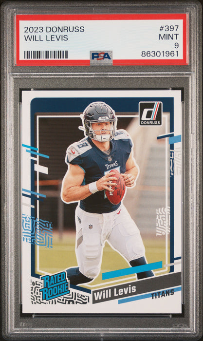 PSA 9 Will Levis 2023 Donruss Football #397 Rated Rookie Card