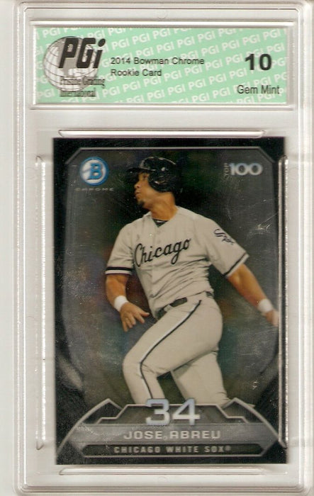 Jose Abreu 2014 Bowman 100 SP Chrome #BTP-34 White Sox Abrue Rookie Card PGI 10