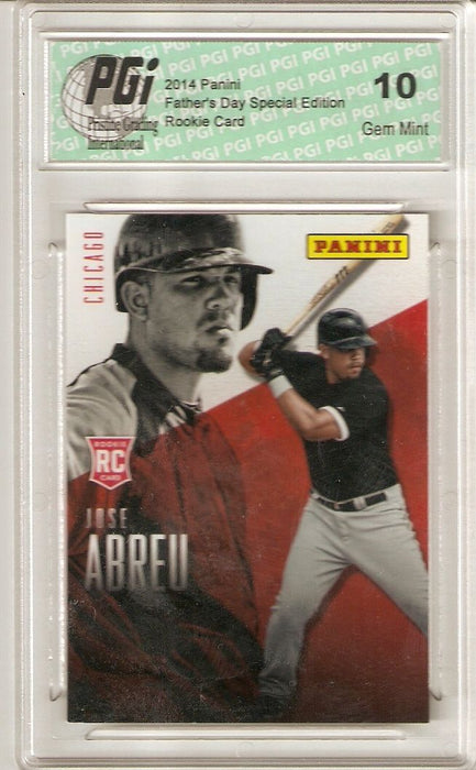 Jose Abreu 2014 Panini Father's Day #R20 White Sox Rookie Card PGI 10