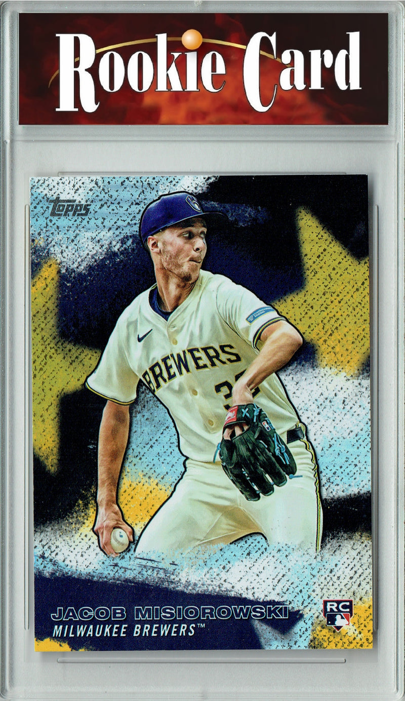 Jacob Misiorowski Rookie Card Milwaukee Brewers Baseball Trading Card 2026 Topps #SMLB-26 Certified Mint+