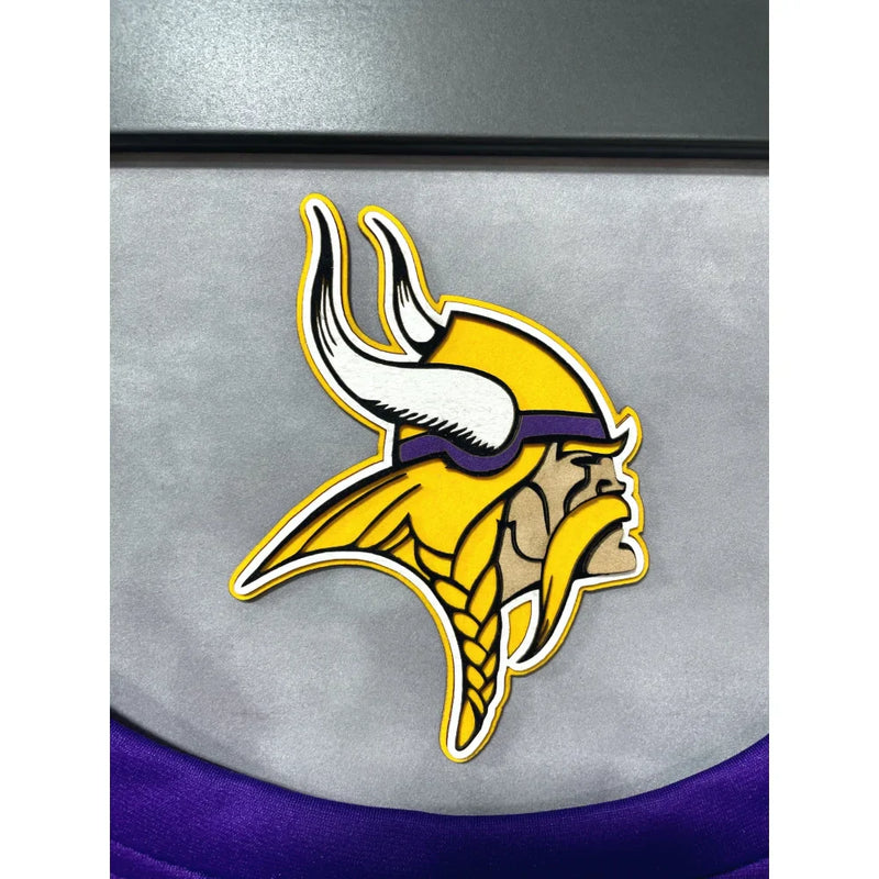 Adrian Peterson Autographed Minnesota Vikings Purple Jersey Framed BAS Signed