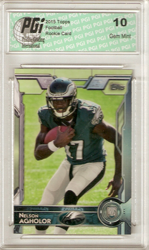 Nelson Agholor 2015 Topps Football #398 Philadelphia Rookie Card PGI 10