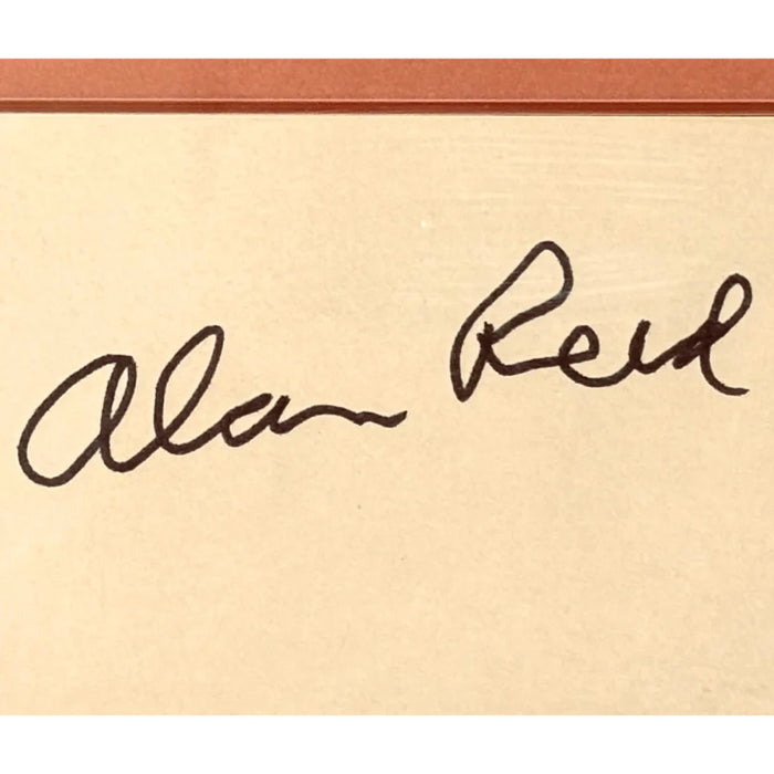 Alan Reed Fred Flintstones Signed Cut PSA/DNA Framed COA Autographed The