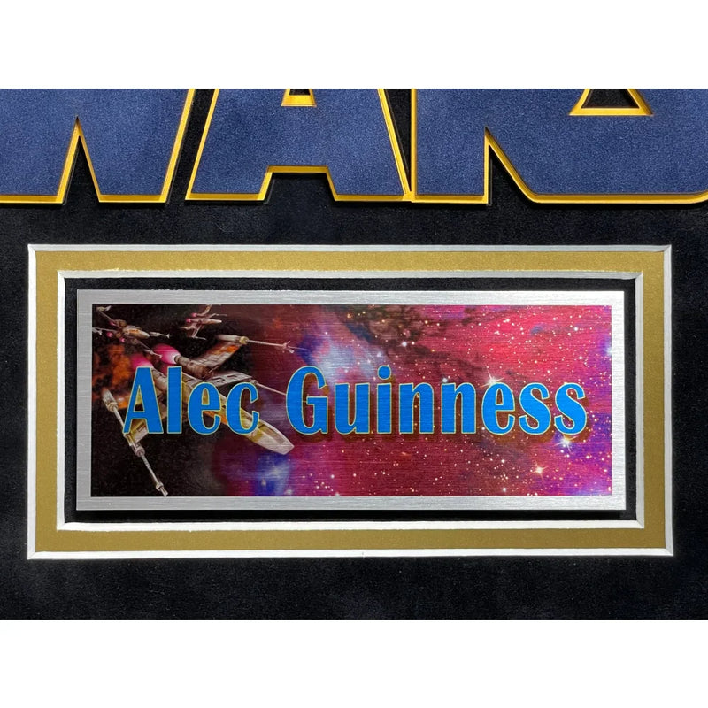 Alec Guinness Autographed Star Wars Obi-wan Kenobi 8x10 Photo Framed JSA Signed