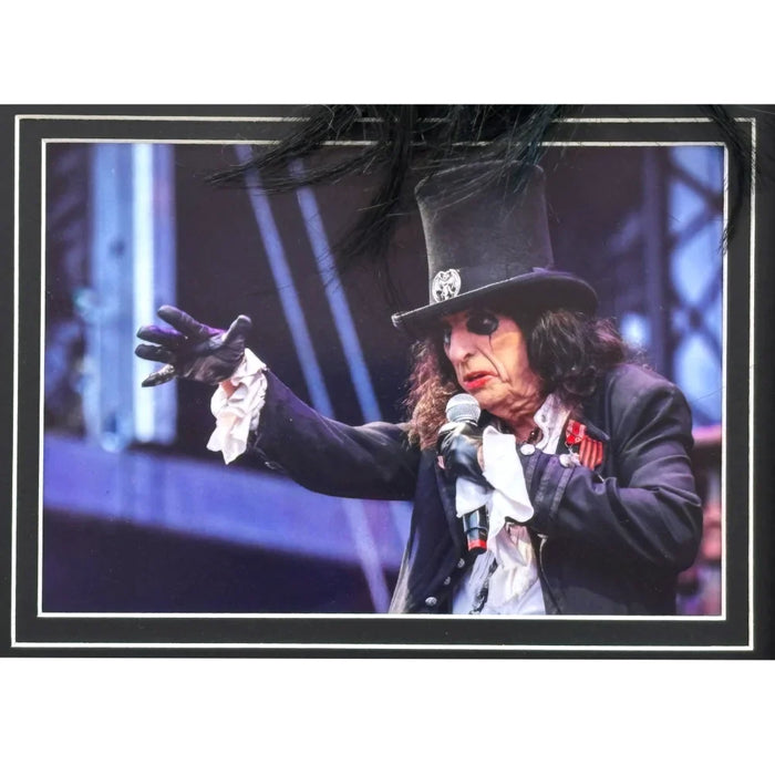 Alice Cooper Autographed Mask Shadow Box Framed JSA COA Signed
