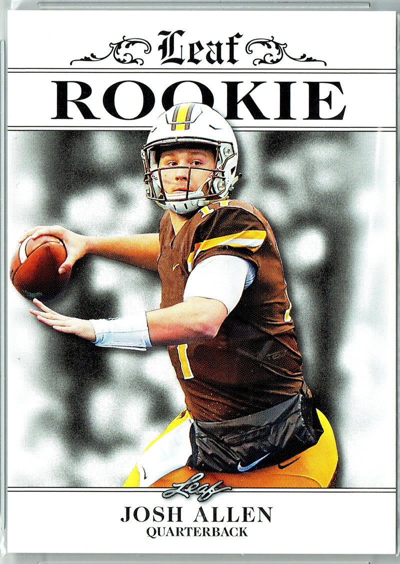 Josh Allen 2018 Leaf Football Exclusive Rookie 25 Card Lot Buffalo #RA-02