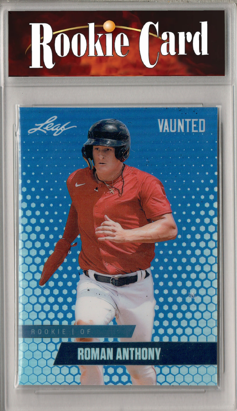 Certified Mint+ Roman Anthony 2024 Leaf Vaunted Metal #VM-24 Blue 20 Made Rookie Card Boston Red Sox