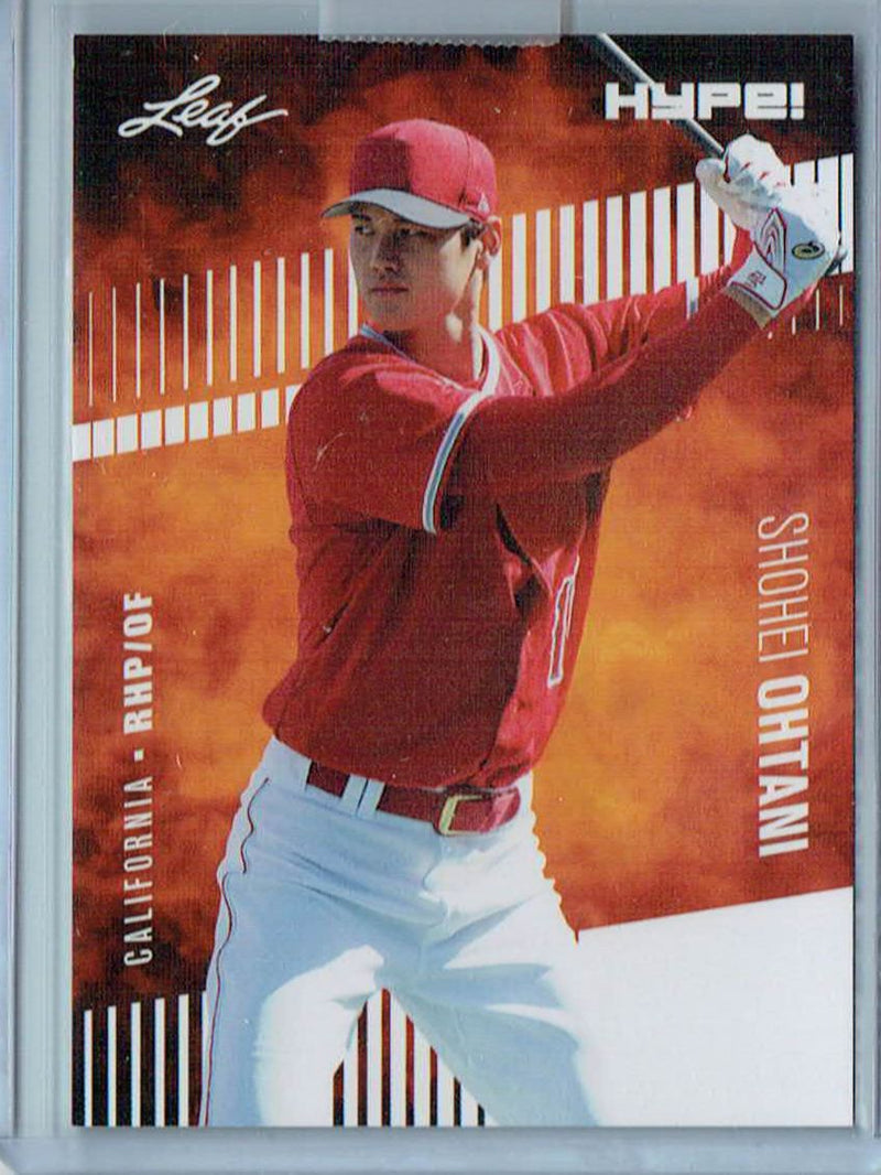 Mint Shohei Ohtani 2018 Leaf HYPE #10 Only 5000 Made Rare Rookie Card