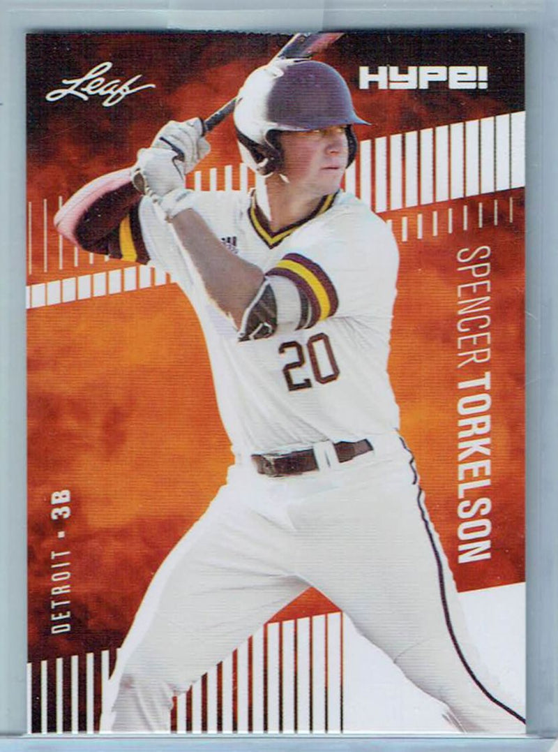 Mint Spencer Torkelson 2020 Leaf HYPE #41 Only 5000 Made Rare Rookie Card