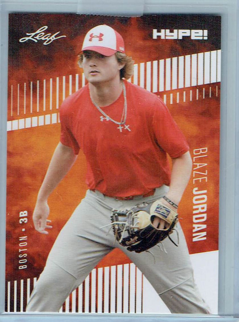 Mint Blaze Jordan 2020 Leaf HYPE! #43 Only 5000 Made! Rare Rookie Card