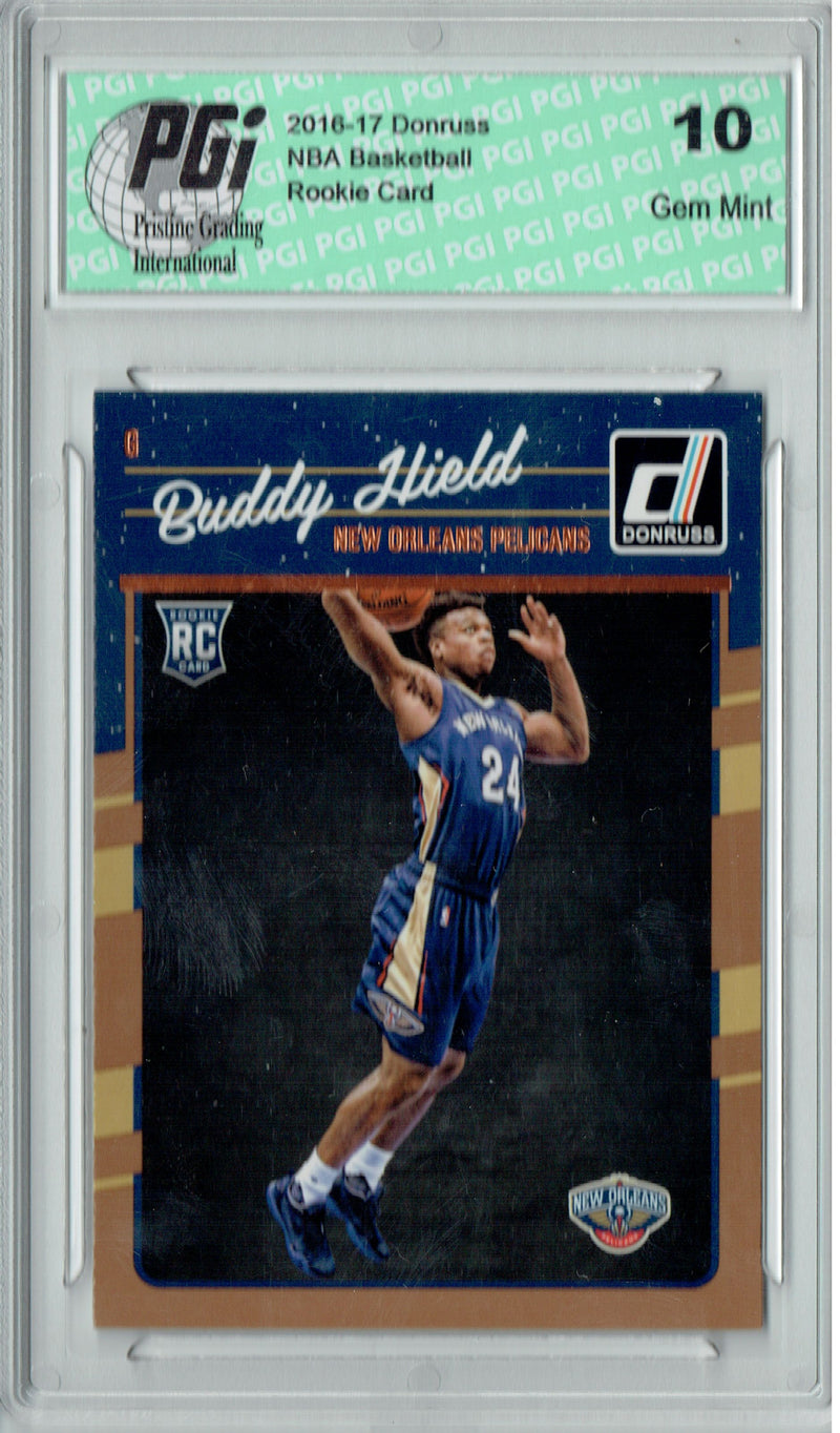 Buddy Hield 2016-17 Donruss Basketball #156 Rookie Card PGI 10