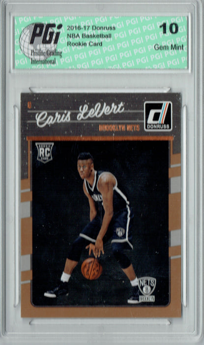 Caris LeVert 2016-2017 Donruss #167 Rookie Card PGI 10