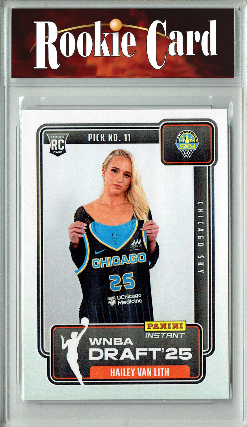 Certified Mint+ Hailey Van Lith 2025 Panini Instant #DN-10 WNBA Draft '25 Rookie Card Chicago Sky