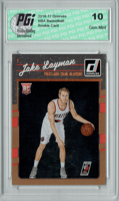 Jake Layman 2016-2017 Donruss #187 Rookie Card PGI 10