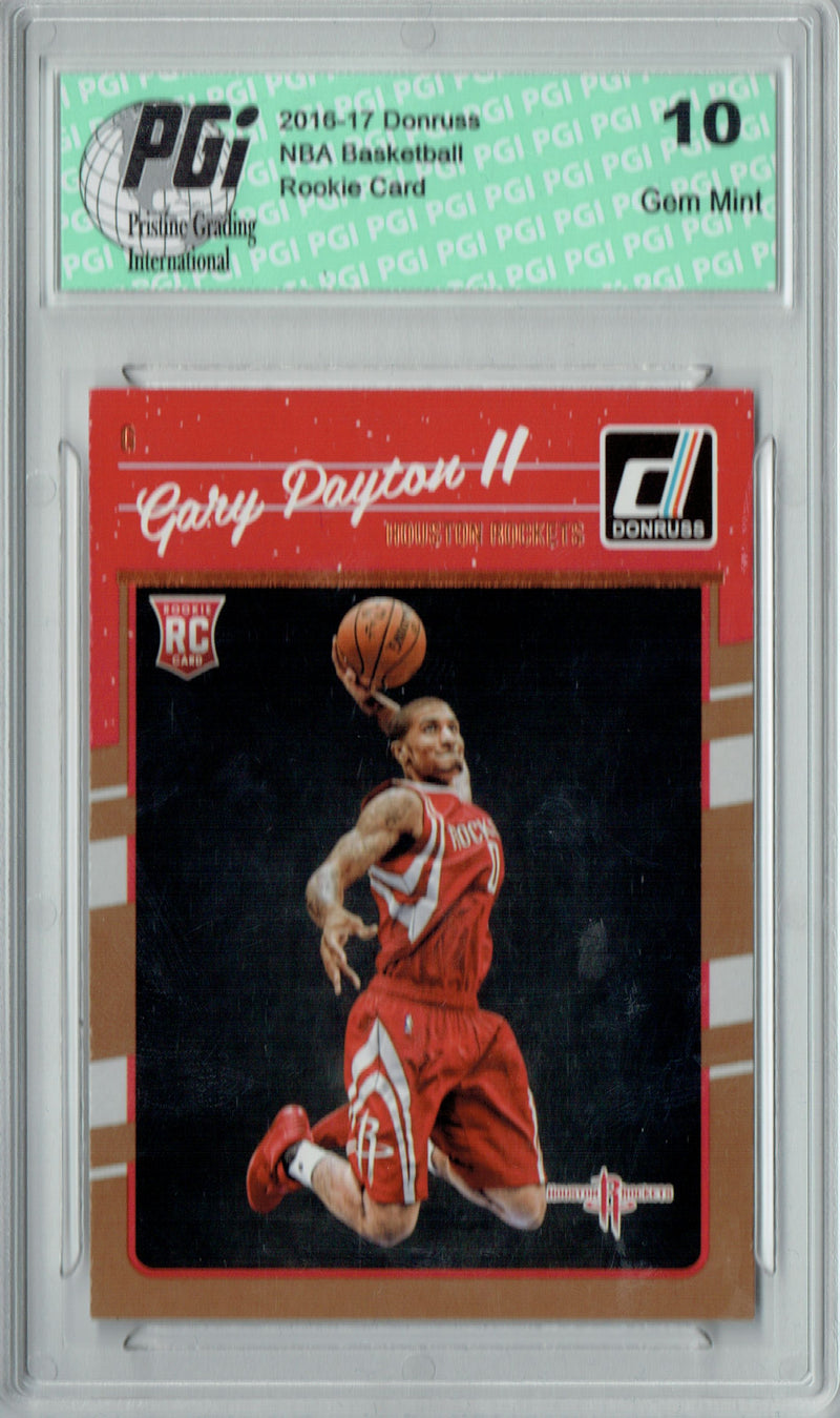 Gary Payton II 2016-17 Donruss Basketball #198 Rookie Card PGI 10