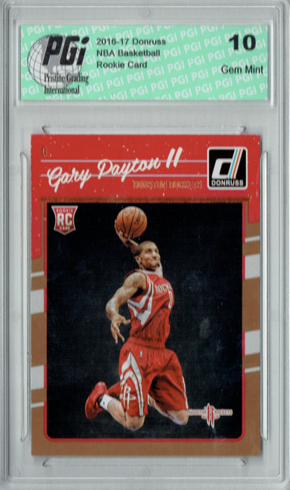 Gary Payton II 2016-2017 Donruss #198 Rookie Card PGI 10