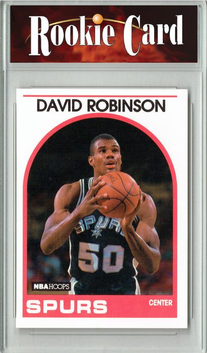 Certified Mint+ David Robinson 1989 Hoops #310 The Admiral Rookie Card San Antonio Spurs