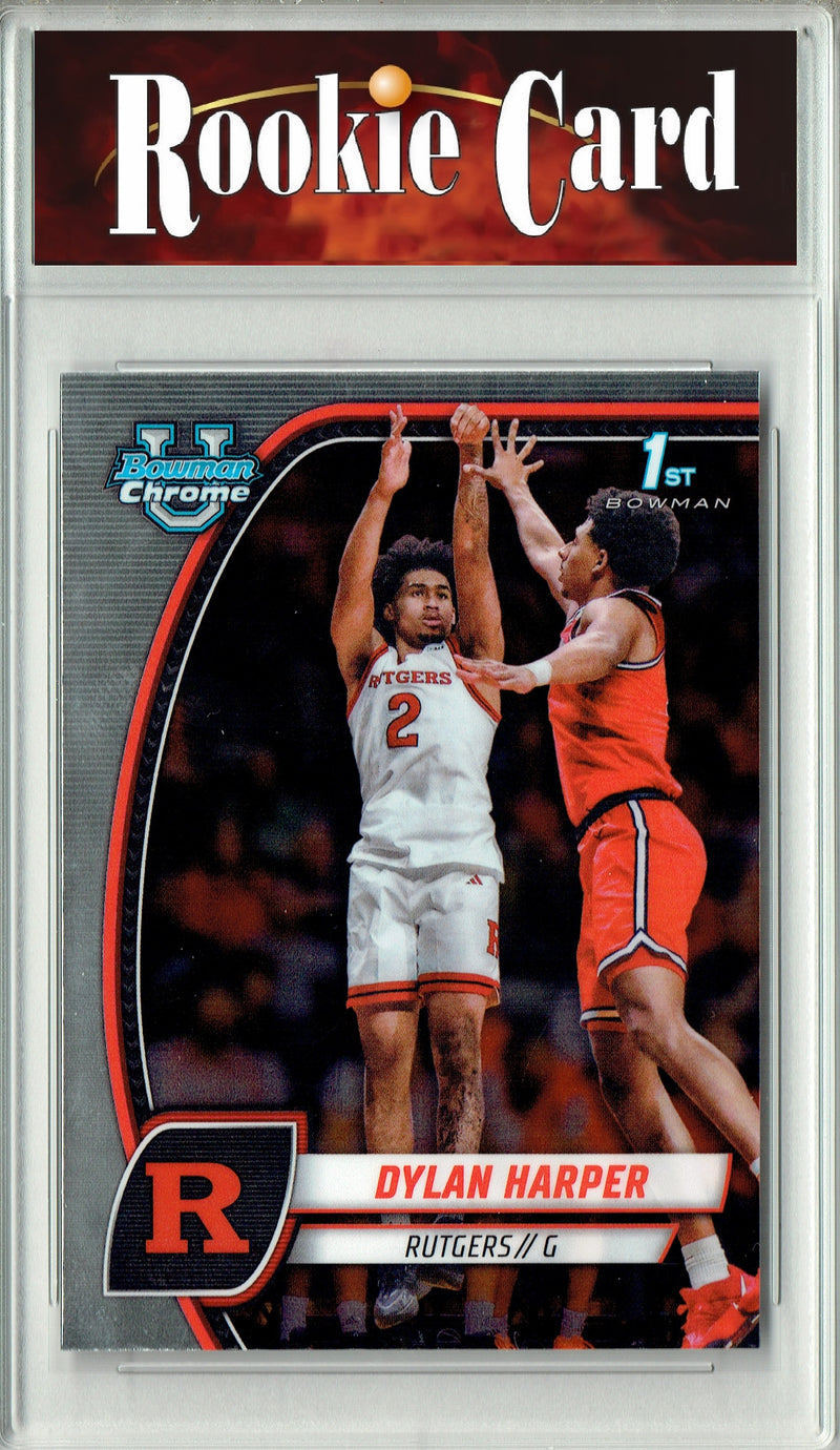 Certified Mint+ Dylan Harper 2025 Bowman Draft Chrome #22 1st Rookie Card Rutgers
