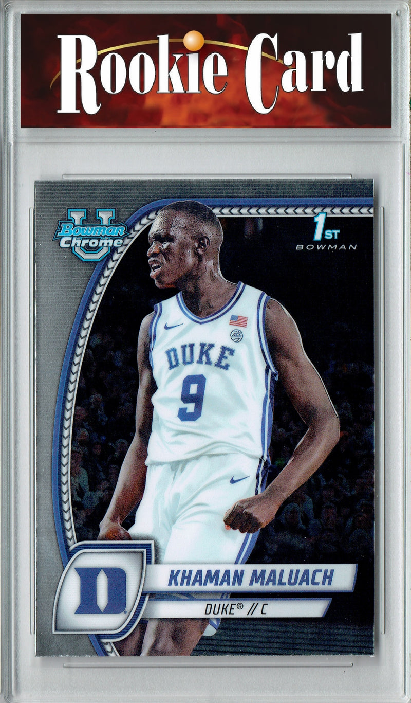 Certified Mint+ Khaman Maluach 2025 Bowman Draft Chrome #46 1st Rookie Card Duke
