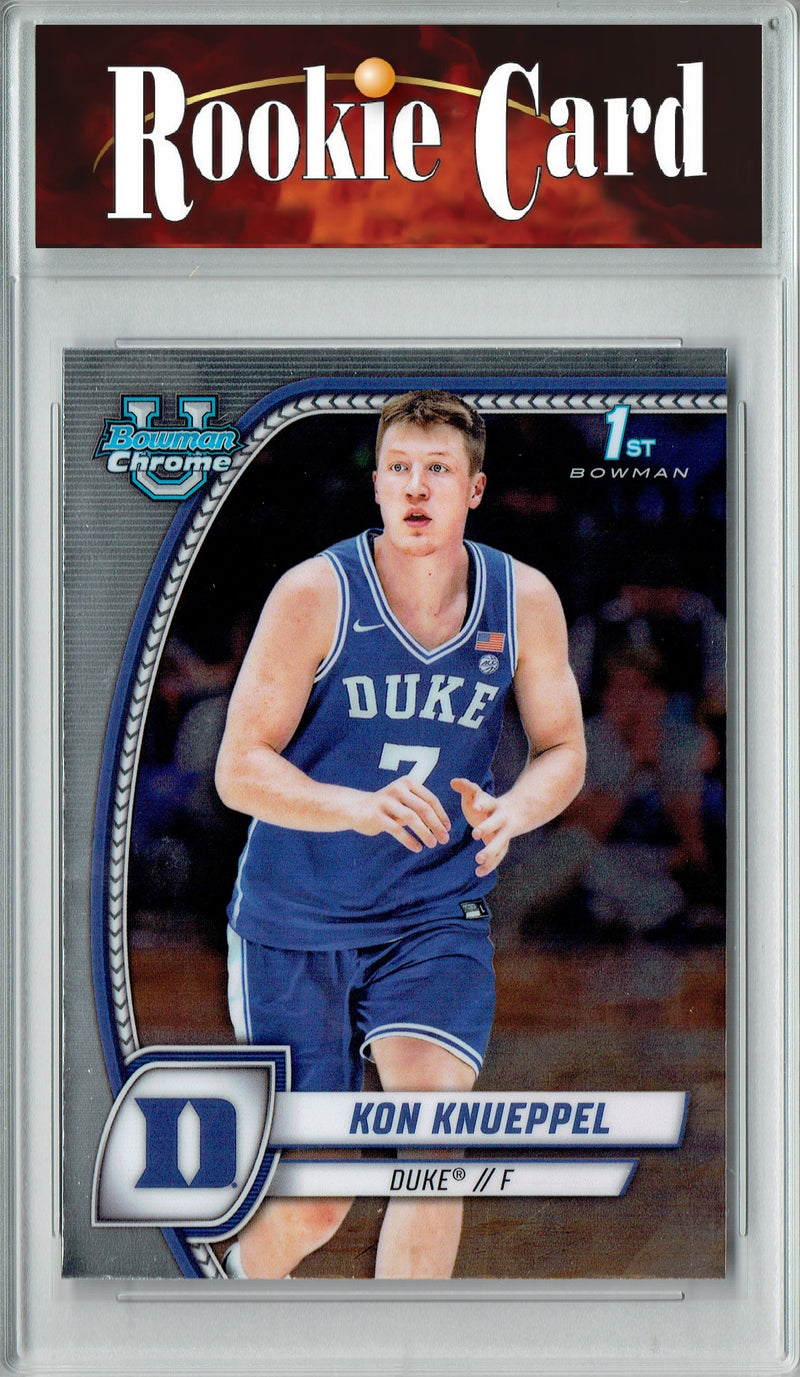 Certified Mint+ Kon Knueppel 2025 Bowman Draft Chrome #48 1st Rookie Card Duke