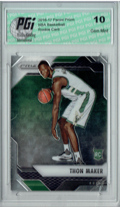 Thon Maker 2016 Panini Prizm #14 SP Rookie Card PGI 10