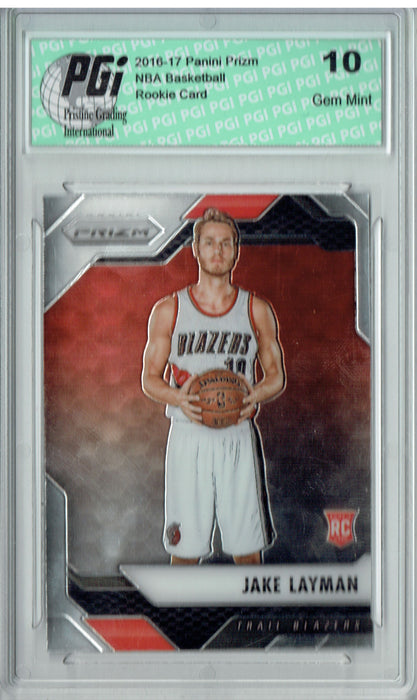 Jake Layman 2016 Panini Prizm #279 SP Rookie Card PGI 10